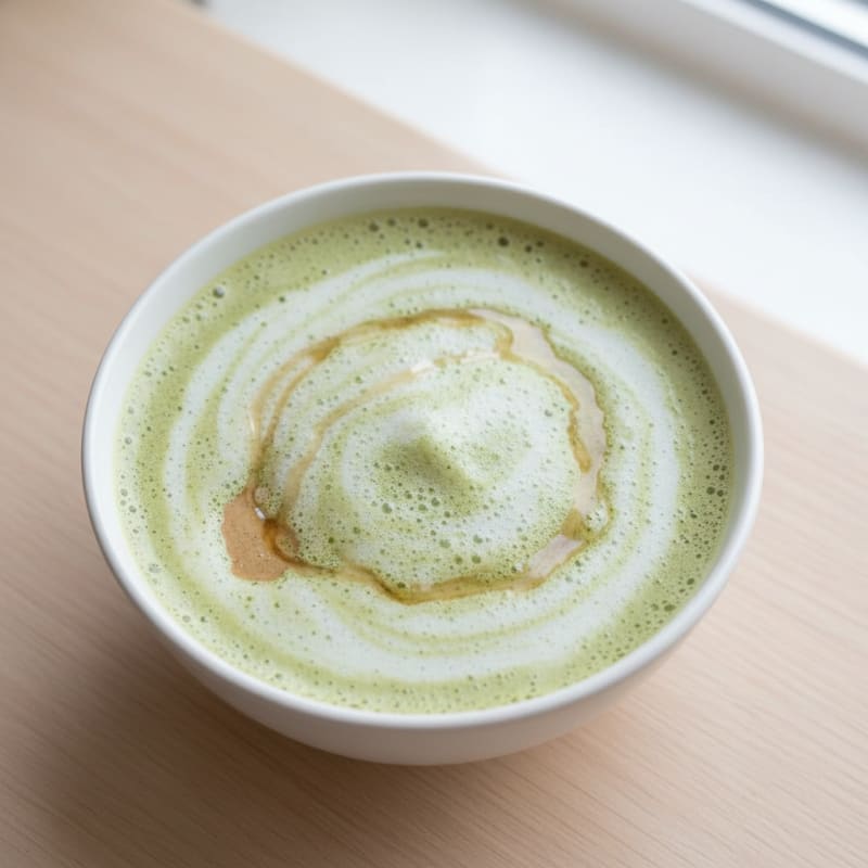 Creamy Vanilla Matcha Latte