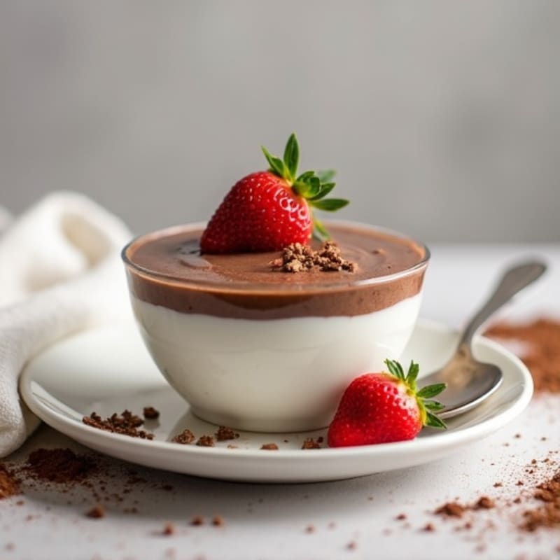 Greek Yogurt Chocolate Protein Pudding