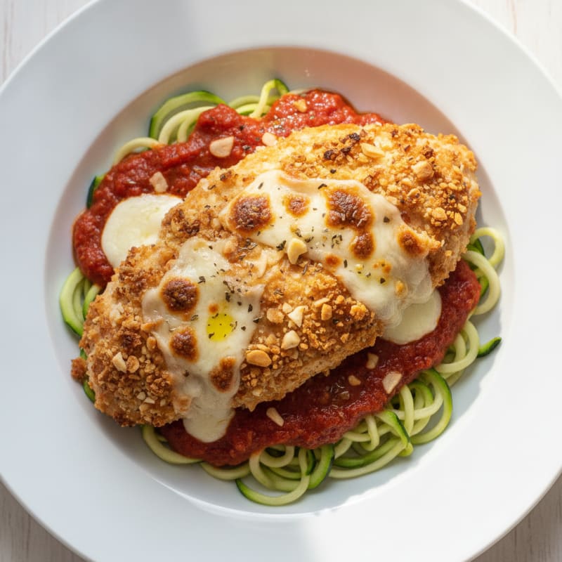 Baked Chicken Parmesan with Marinara