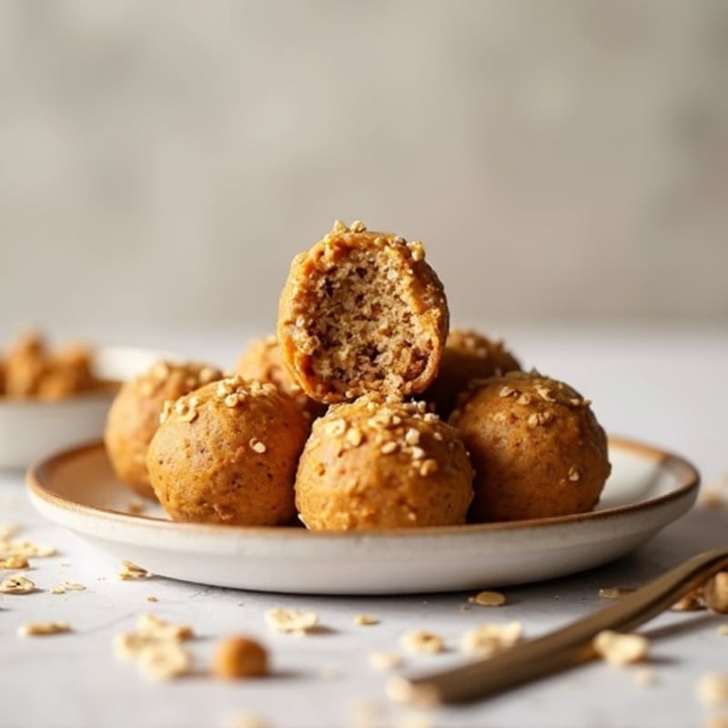 No-Bake Creamy Peanut Butter Protein Bites