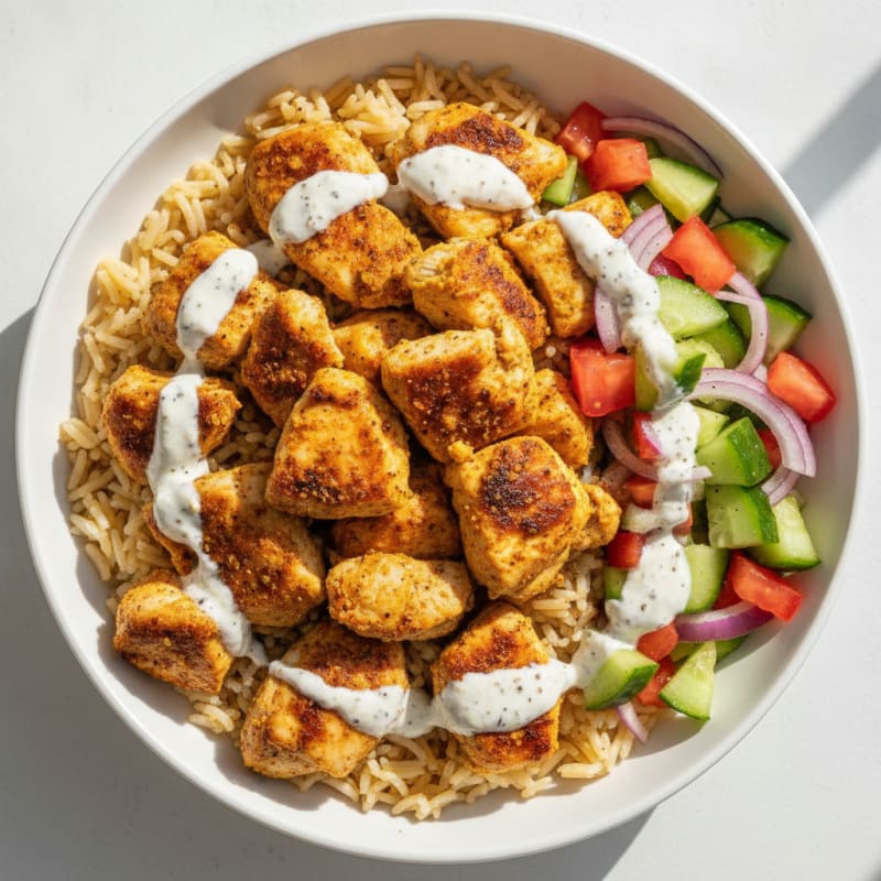Chicken Shawarma Rice Bowl