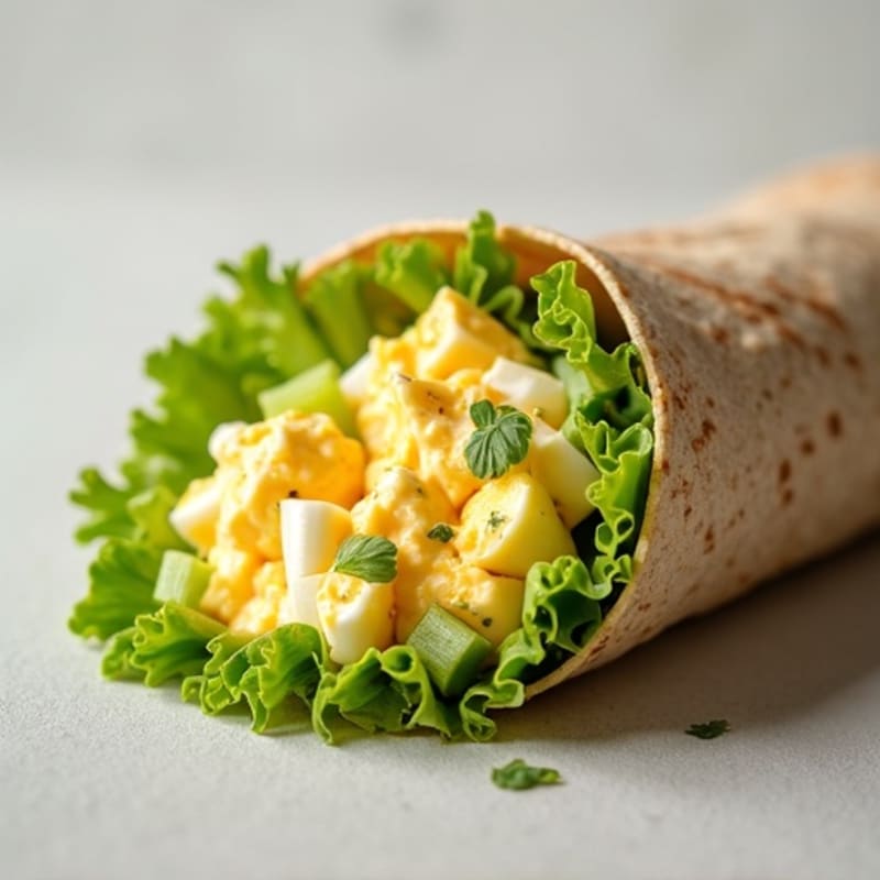 Creamy Egg Salad Wrap