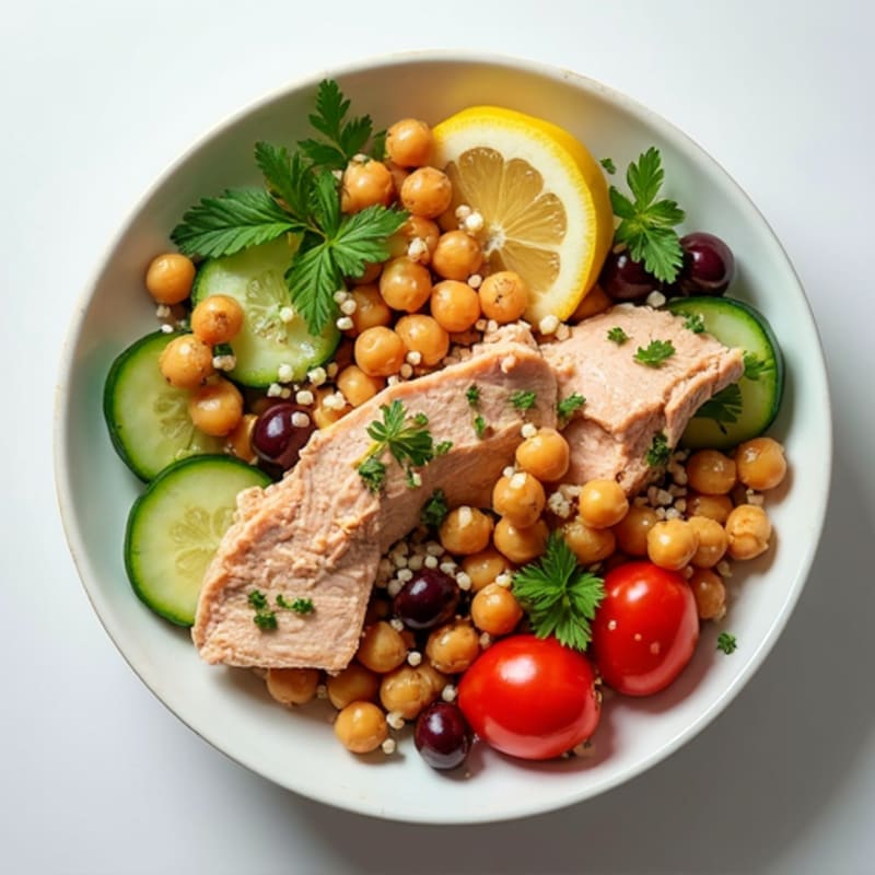 Tuna and Chickpea Protein Bowl