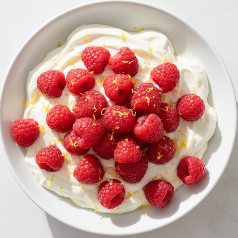 Silky Greek Yogurt Protein Pudding with Berries
