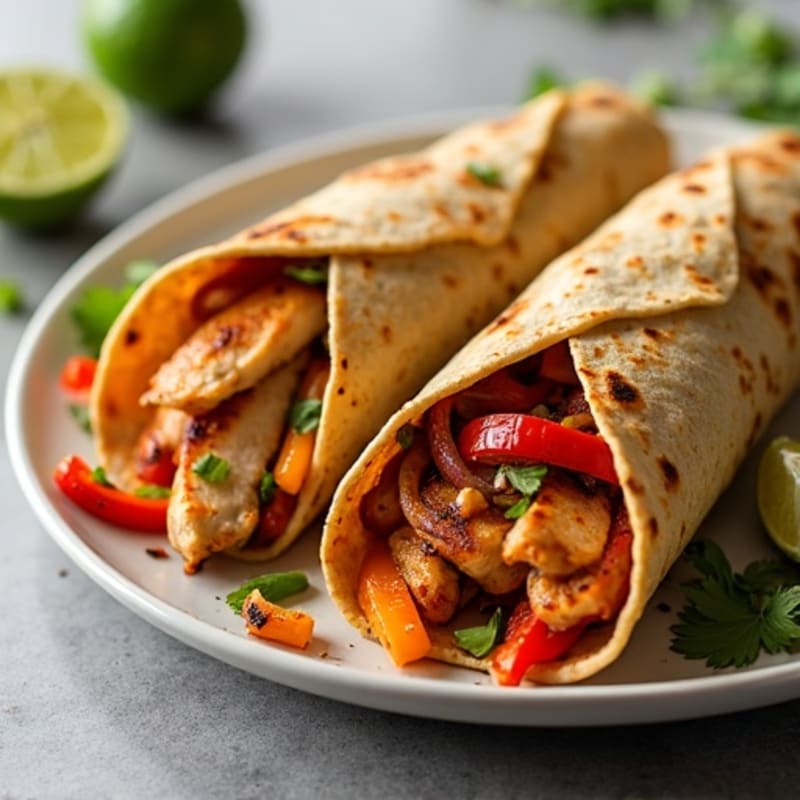Sheet Pan Chicken Fajitas with Roasted Peppers and Onions