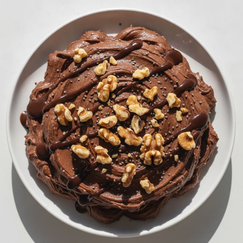 Silky Cottage Cheese Chocolate Protein Pudding