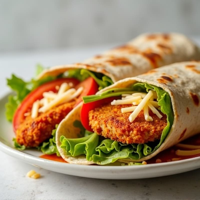 Crispy Buffalo Ranch Chicken Wrap