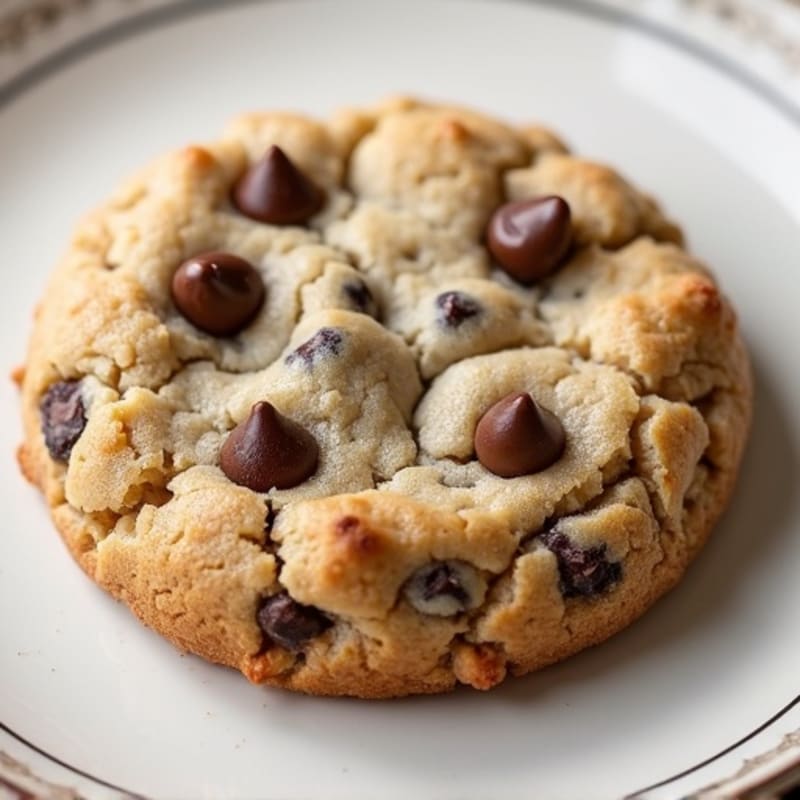 Protein-Packed Almond Flour Chocolate Chip Cookie