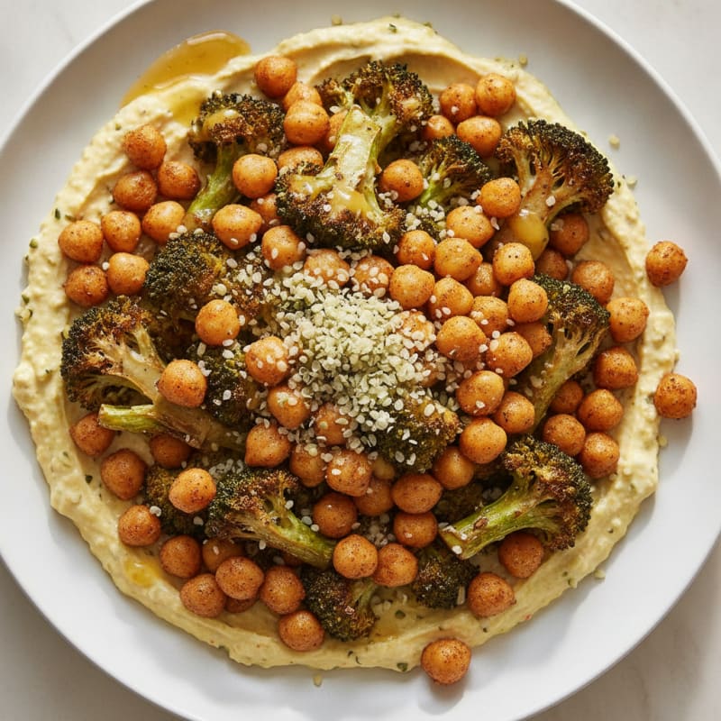 Roasted Vegetable and Chickpea Bowl