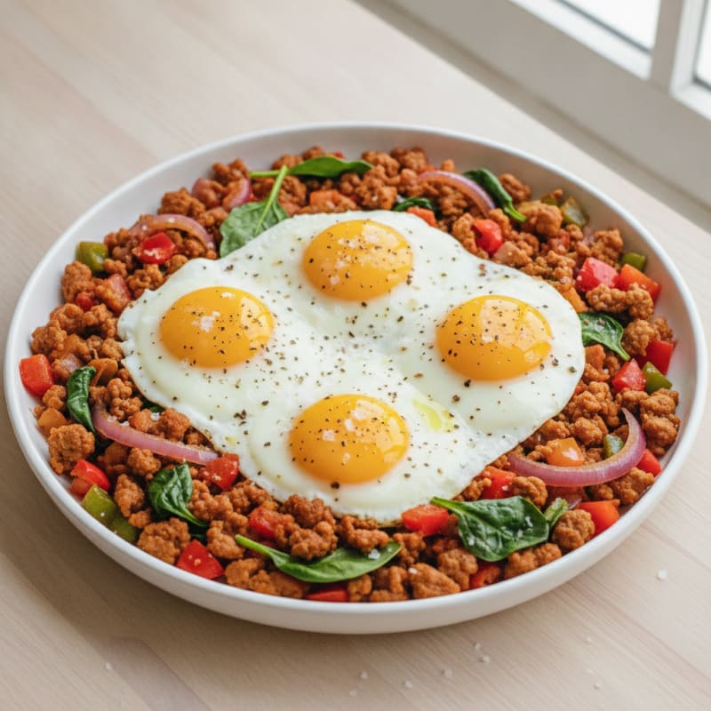 Hearty Grand Slam Breakfast Skillet