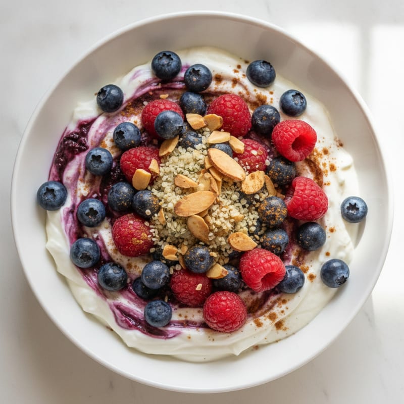 Quick Berry Yogurt Parfait