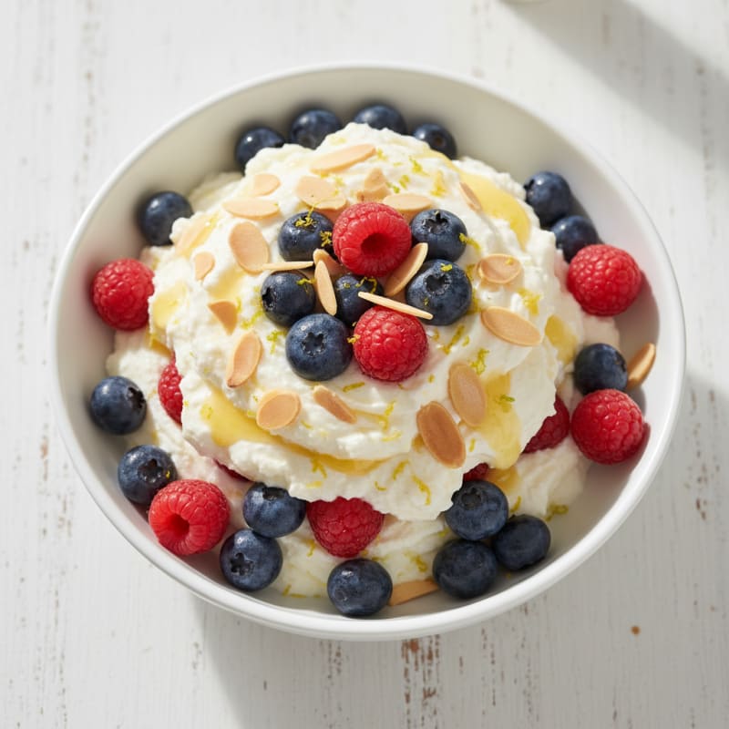 Creamy Lemon-Ricotta Berry Parfait