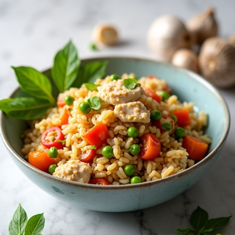Healthy Chicken Fried Rice with Vegetables