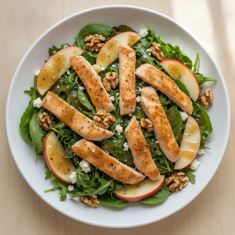 Harvest Greens with Apple Vinaigrette