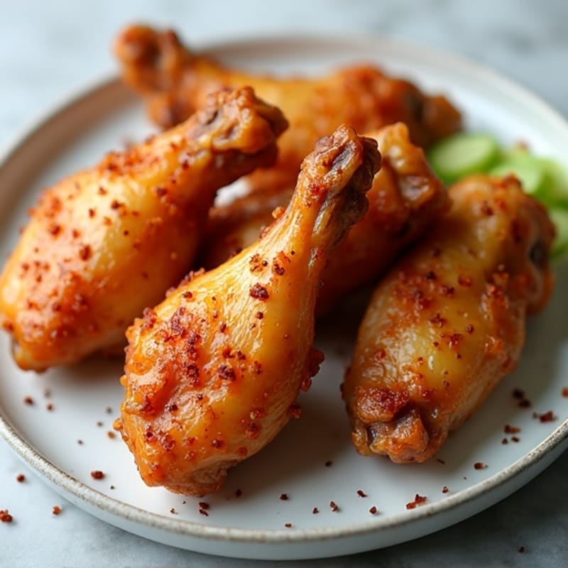 Crispy Baked Honey-Garlic Chicken Wings