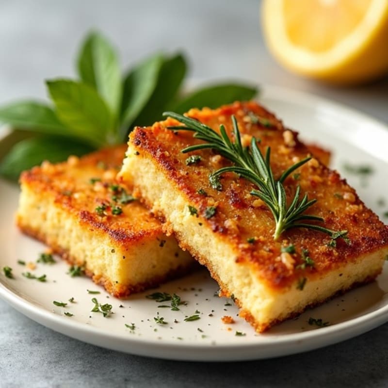 Herb-Crusted Pan-Seared Tofu Steaks