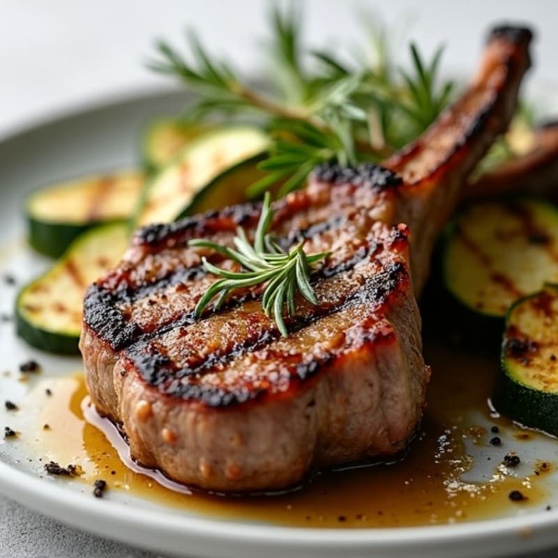 Grilled Herb Lamb Chops