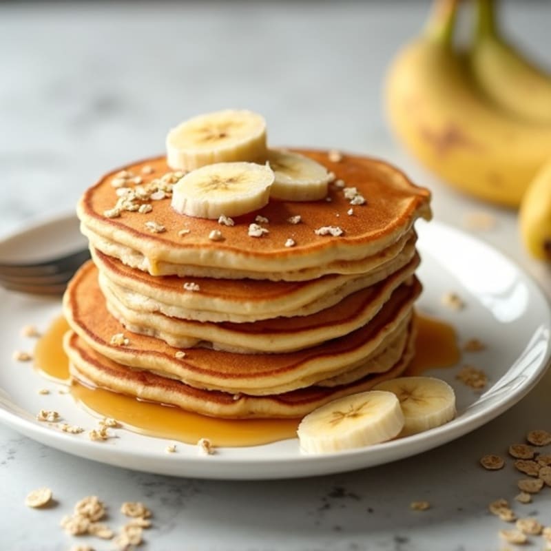 Fluffy Vanilla Protein Pancakes