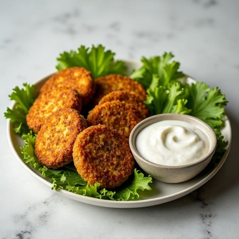 Crispy Falafel with Creamy Tahini Sauce