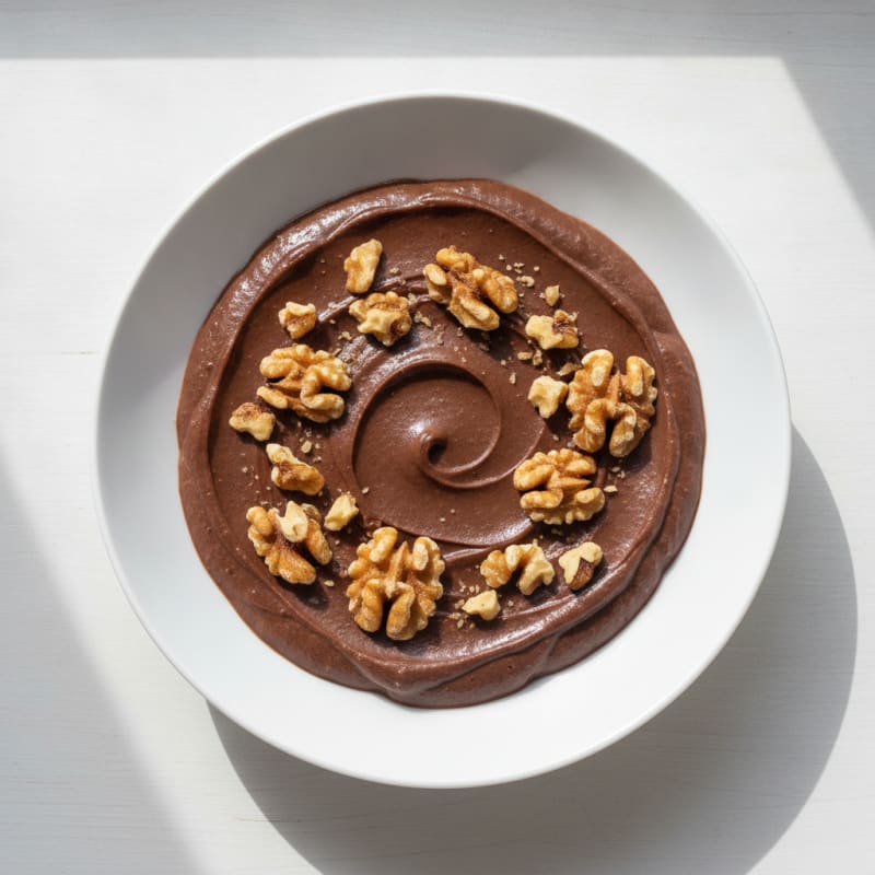 Silky Chocolate Protein Bean Pudding
