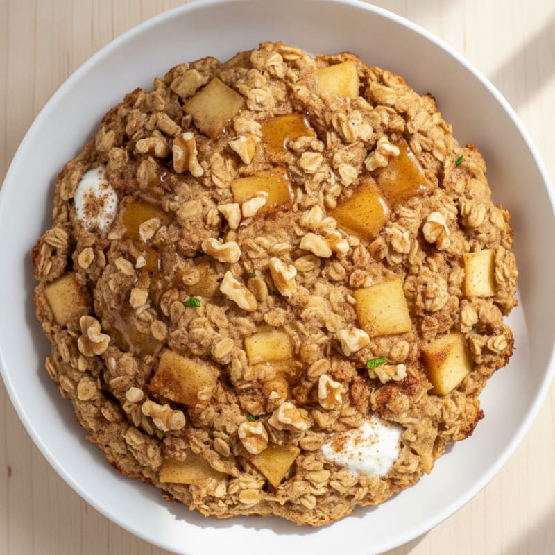 Baked Apple Cinnamon Oatmeal