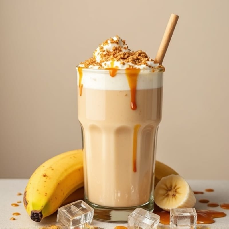Creamy Salted Caramel Protein Smoothie