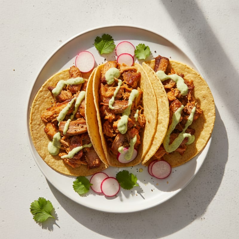 Slow-Cooked Pork Carnitas Tacos