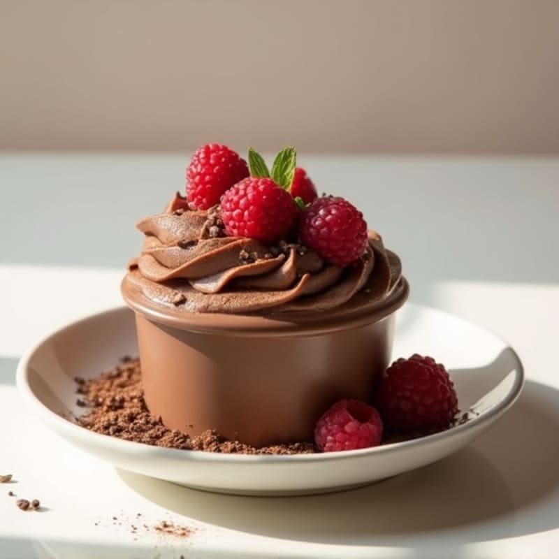 Dark Chocolate Protein Mousse