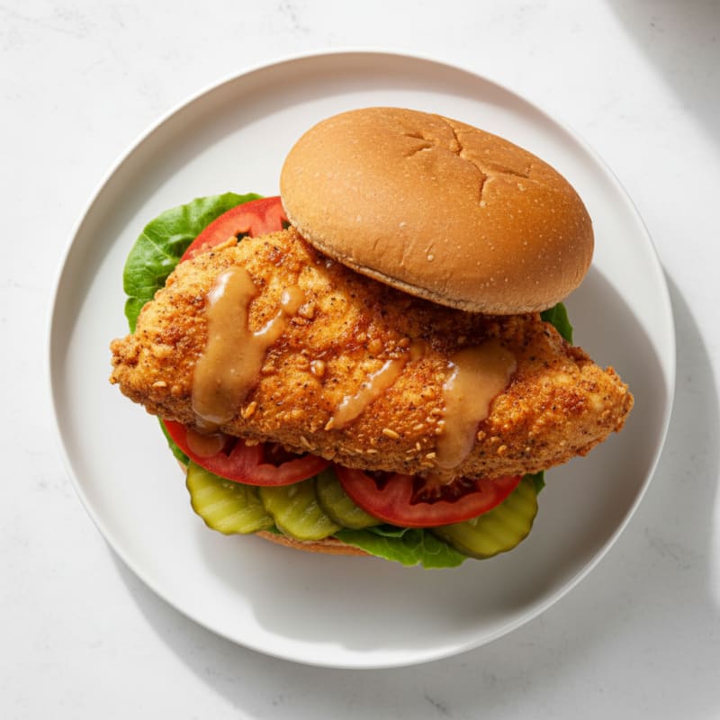 Crispy Buttermilk Fried Chicken Sandwich