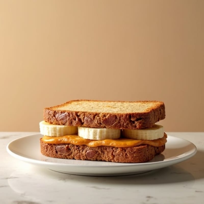 Protein-Packed Almond Butter Banana Sandwich