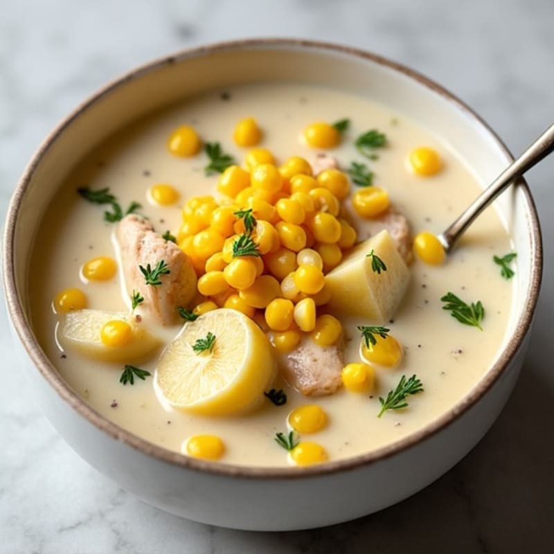 Healthy Creamy Corn and Potato Chowder