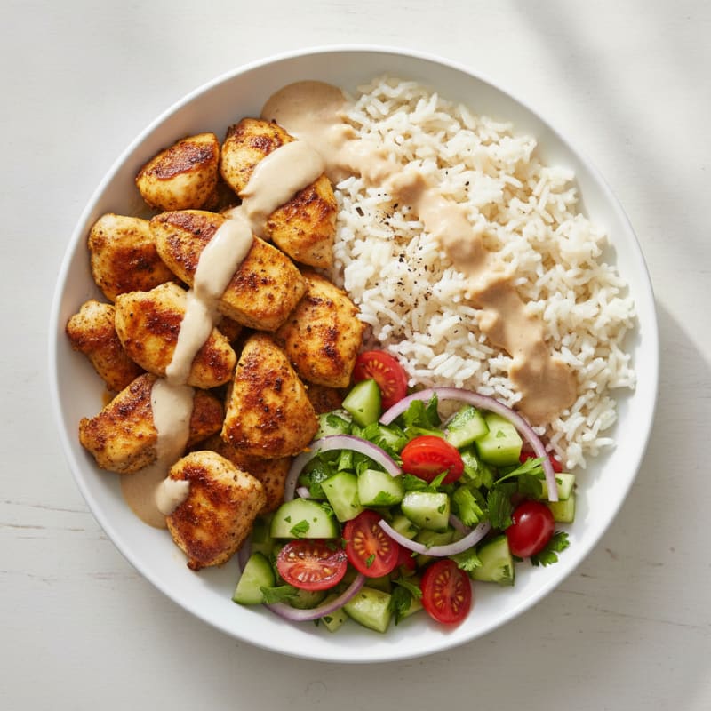 Chicken Shawarma Rice Bowl