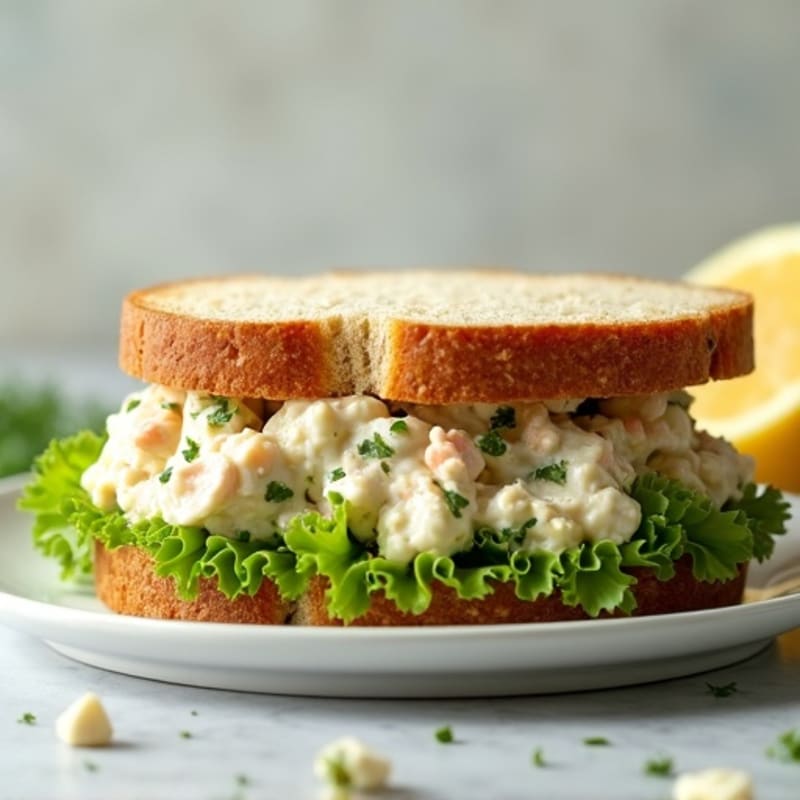 Creamy Herb Chicken Salad Sandwich
