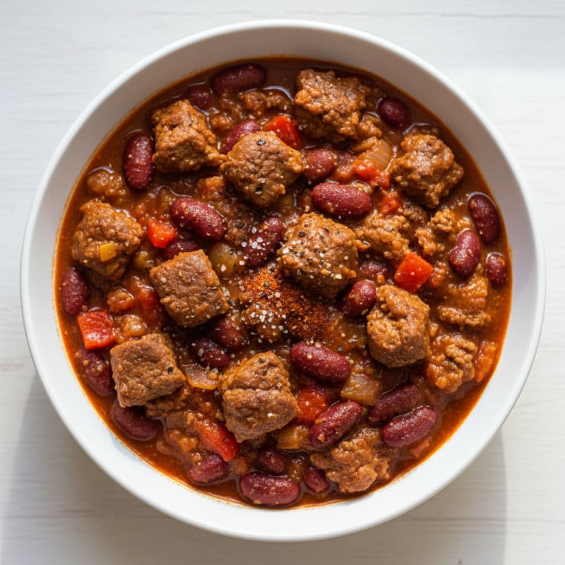 Smoky Ground Beef and Bean Chili