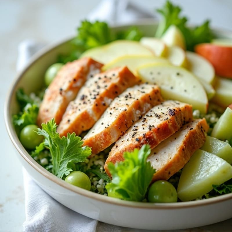 Tangy Greek Yogurt Chicken Salad with Crunchy Celery and Apples