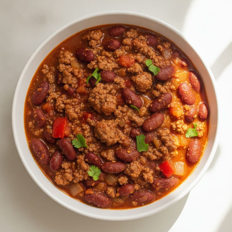 Ground Beef and Bean Chili