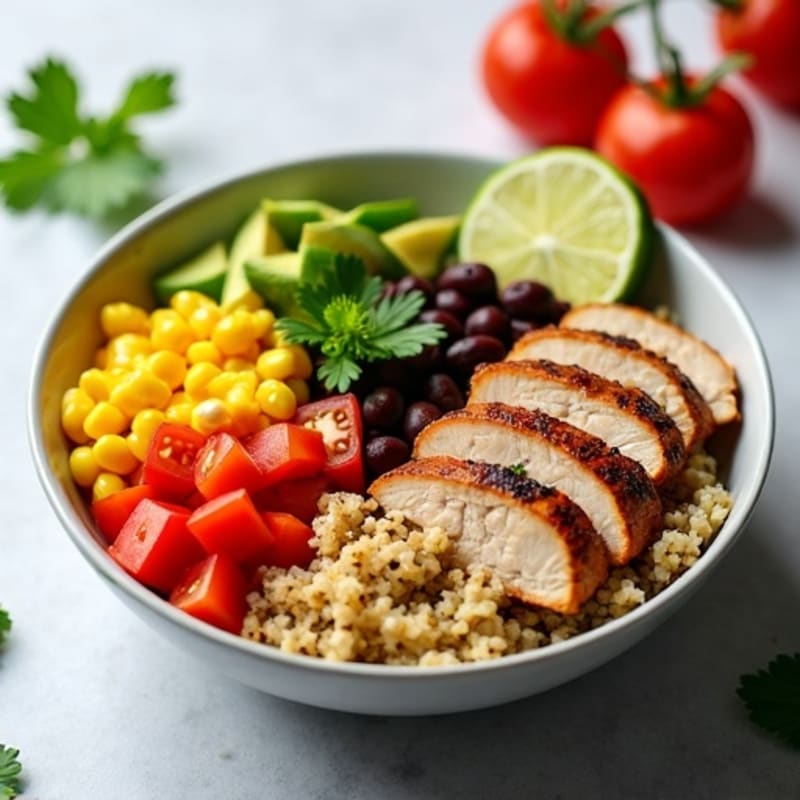Fresh Black Bean Burrito Bowl