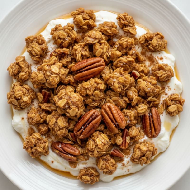 Maple Pecan Granola Clusters