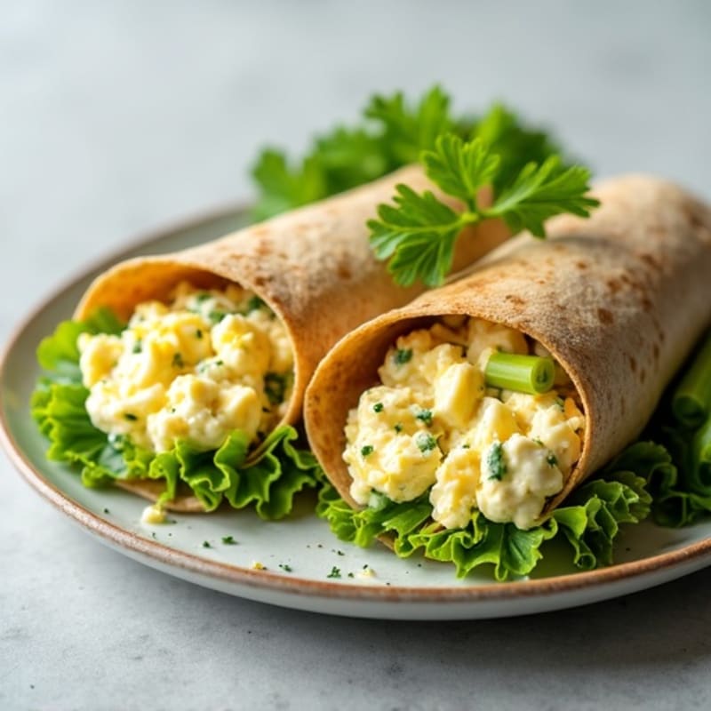 Creamy Herb Egg Salad Wraps