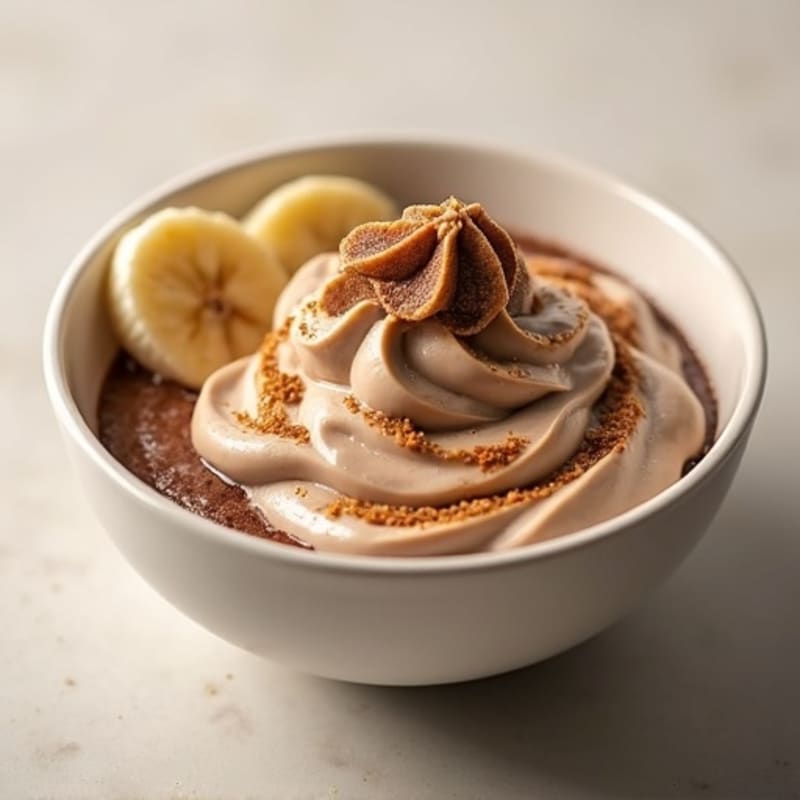 Creamy Chocolate Peanut Butter Protein Bowl