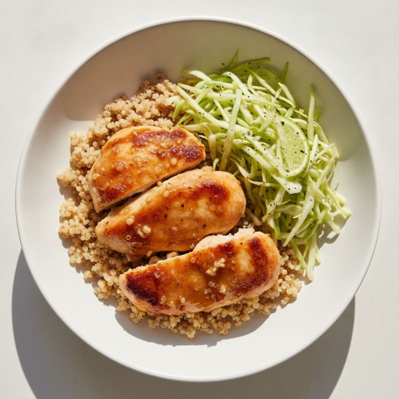 Ginger Ale Glazed Chicken Bowl