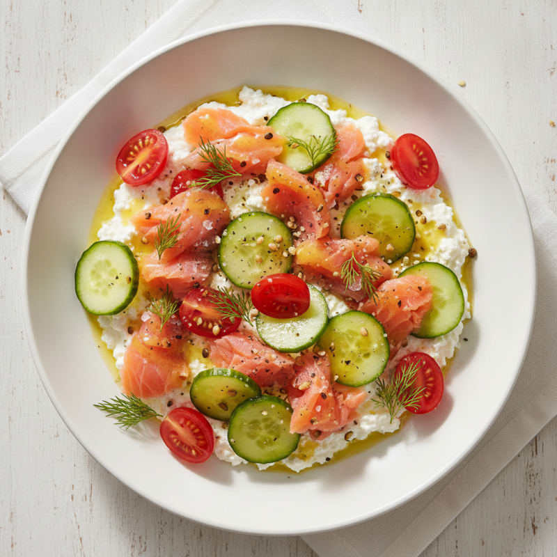 Lemon-Herb Cottage Cheese Bowl