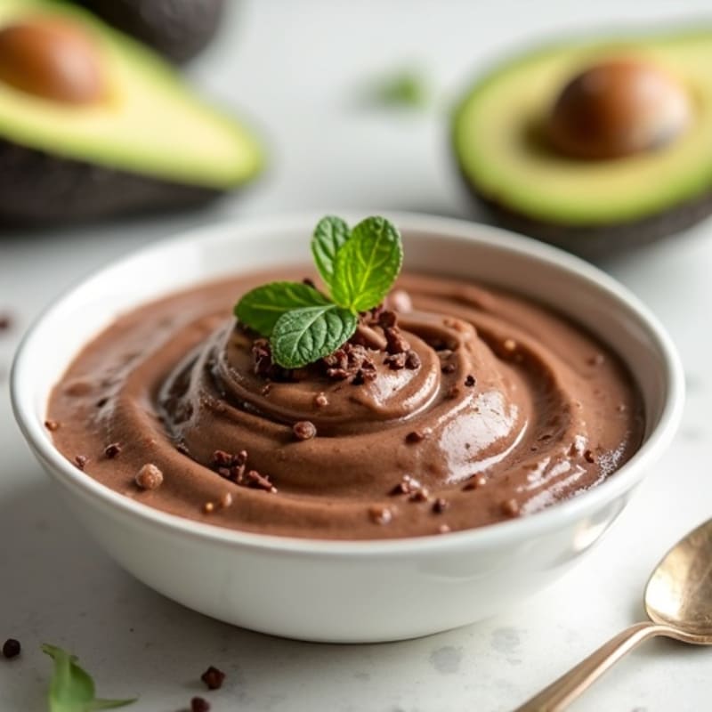 Creamy Avocado Chocolate Pudding