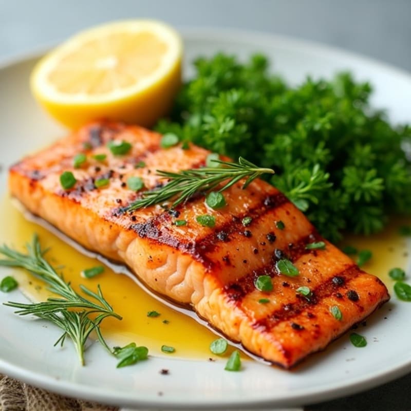 Citrus-Herb Grilled Salmon with Fresh Herbs