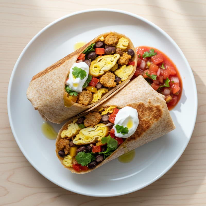 Ultimate Loaded Breakfast Burrito