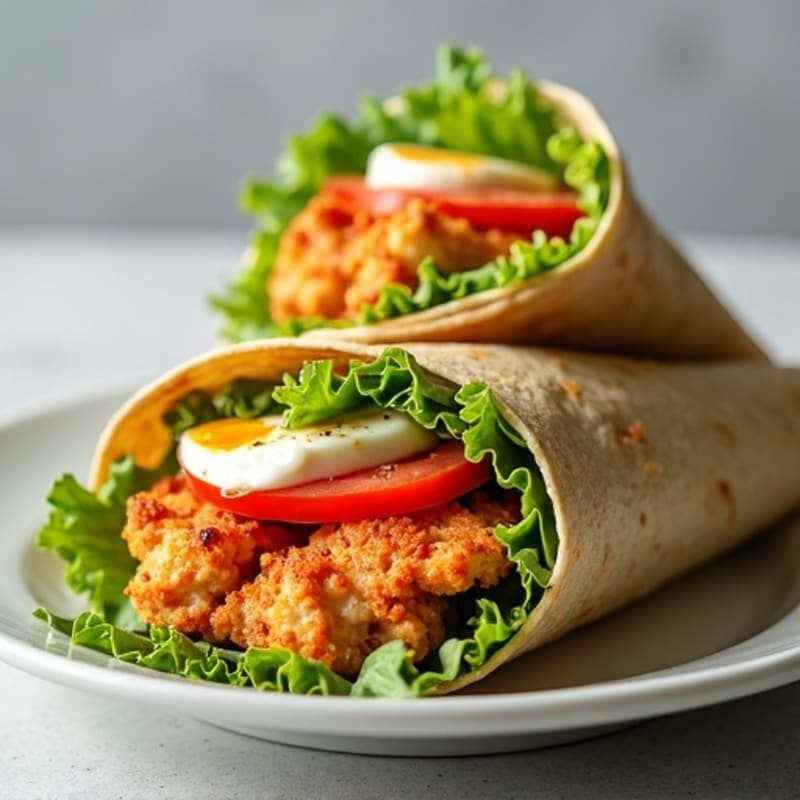 Crispy Buffalo Ranch Chicken Wrap