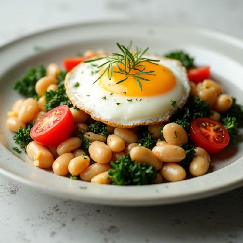 Hearty Slow-Cooked White Bean and Herb Casserole