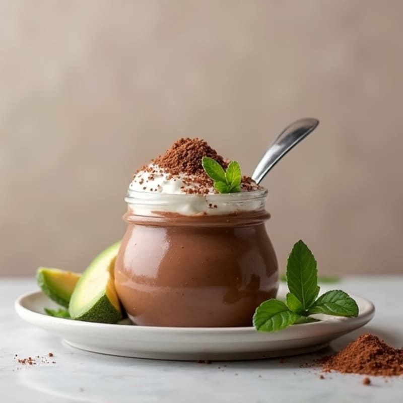 Silky Chocolate Protein Pudding with Chia Seeds
