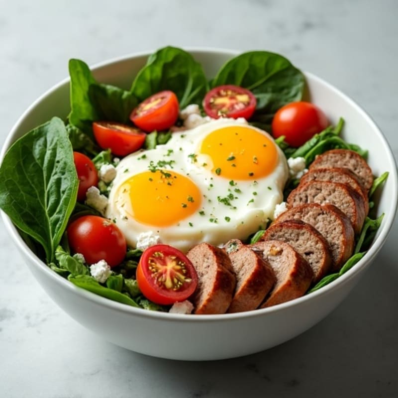 Protein-Packed Spinach and Egg White Breakfast Bowl
