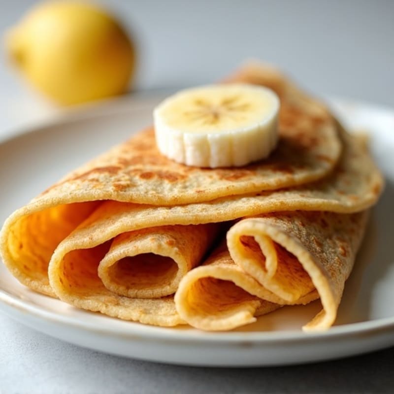 Protein-Packed Almond Butter Banana Crepes